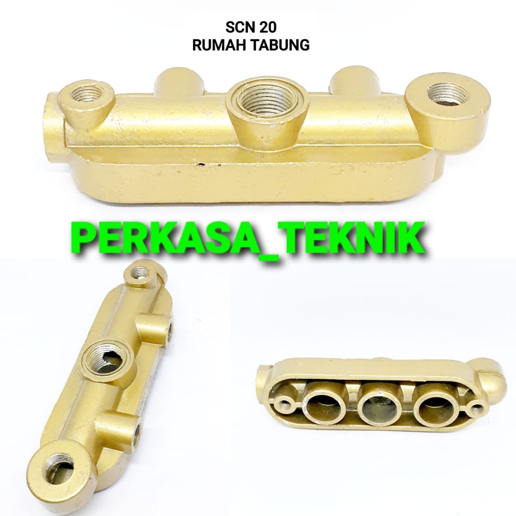 DISCHARGE METAL WATER OUTLET CHAMBER RUMAH TABUNG MESIN POWER SPRAYER SCN20 ORIGINAL ASLI