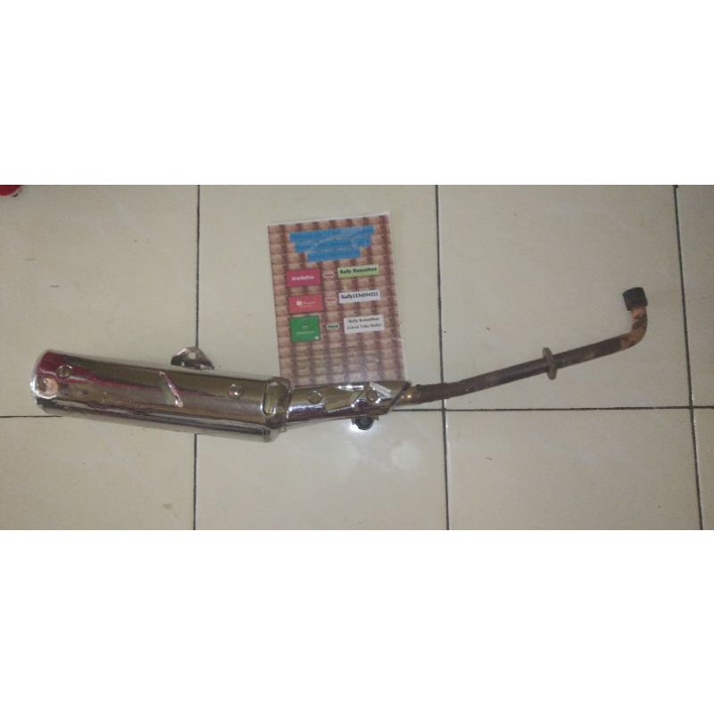knalpot yamaha jupiter z burhan standar ori yamaha vega r new / jupiter z lama