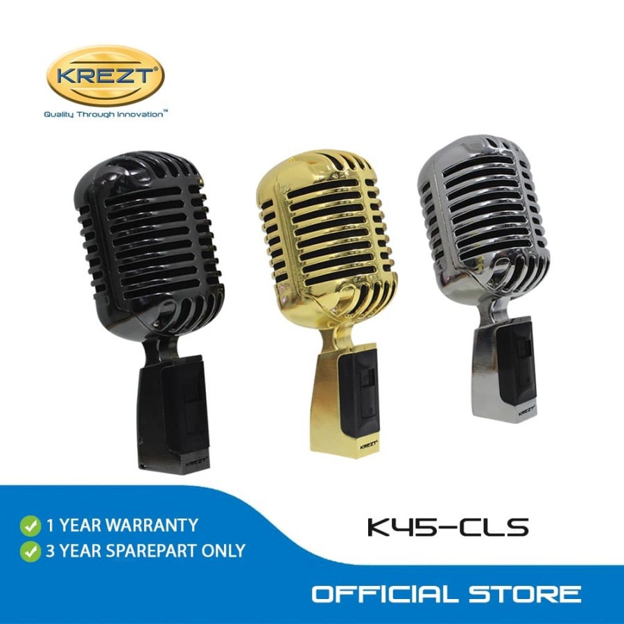 PROFESSIONAL DYNAMIC RETRO MICROPHONE KREZT K45 CLS