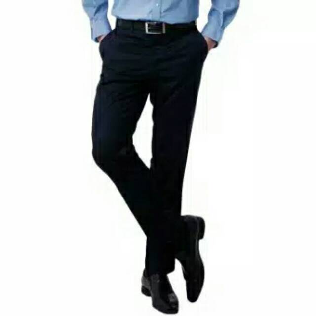 Celana panjang formal slimfit 27-38 l Celana kantor hitam l celana slimfit pria l celana cowok natal