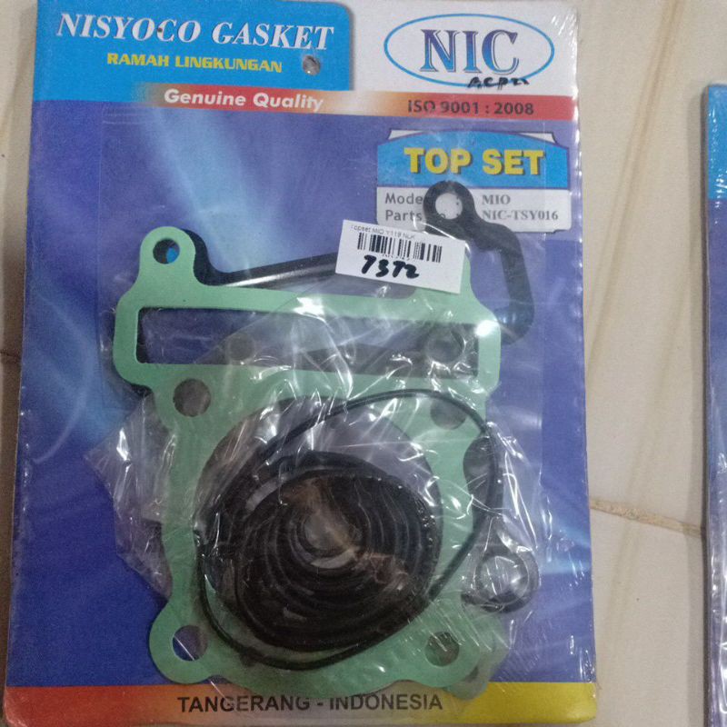 

Nisyoco gasket/packing TOP set mio, jupiter mx 135, beat, vega zr, grand, smash, kharisma, blade