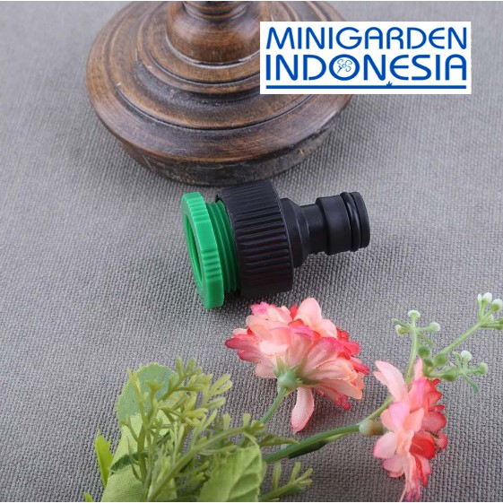 ADAPTOR KRAN AIR SELANG HOSE F004 Quick Hitch Connector Konektor Taman Irigasi double