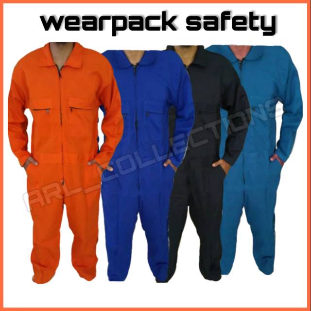 wearpack safety/baju mekanik/montir/praktekSMK/aksesoris tools