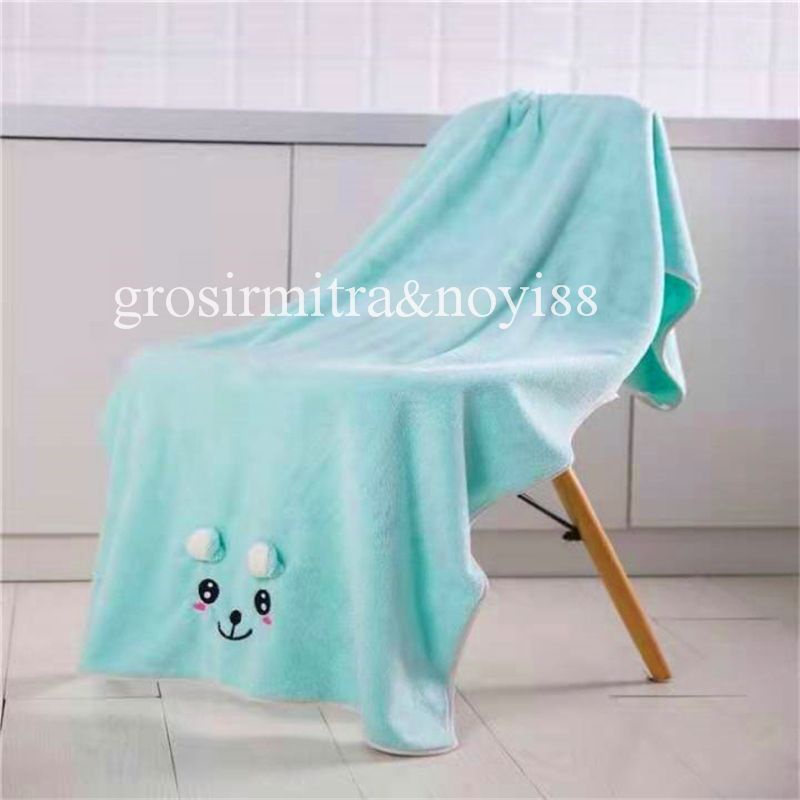 Handukmall Handuk Mandi Dewasa Handuk Ibu Bayi dan Anak Lembut Daya Serap Tinggi Ukuran 140X70CM Tanduk