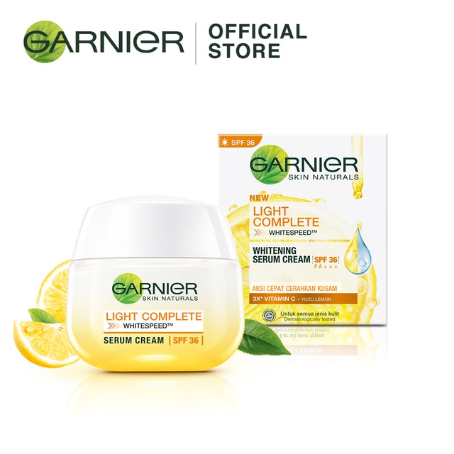 garnier light complete day cream spf 36