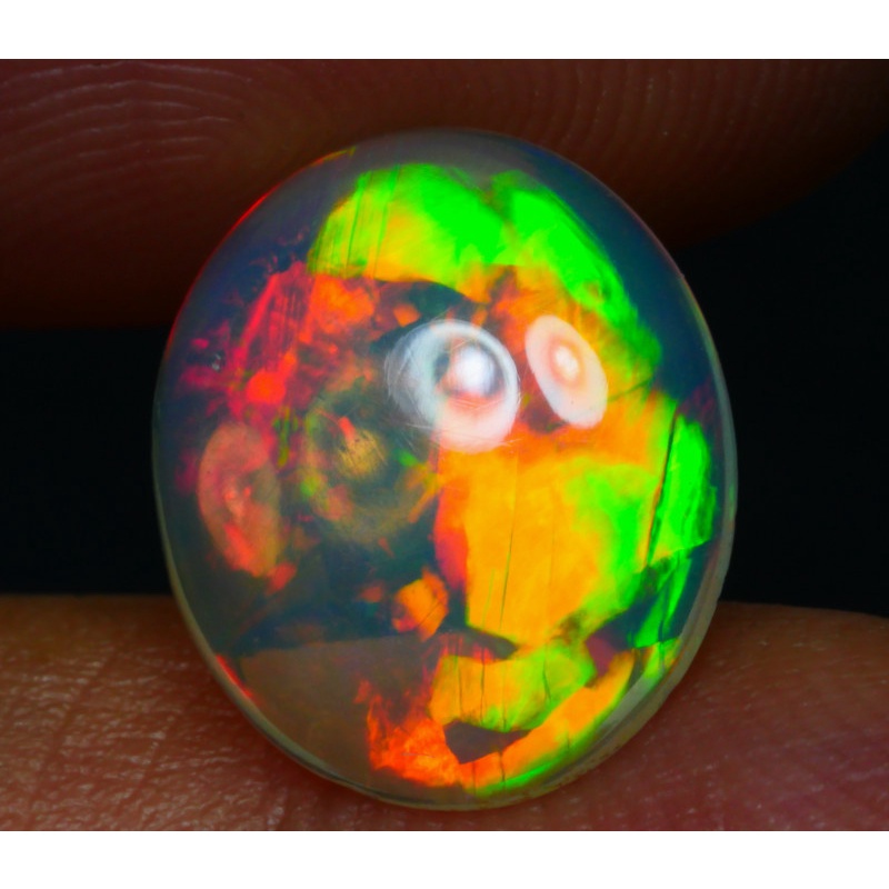 Batu Kalimaya Natural welo opal flash pelangi jarong