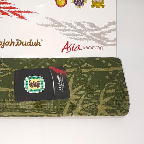 ☝ Sarung Gajah Duduk Asia Kembang Murah - hijau muda ♀