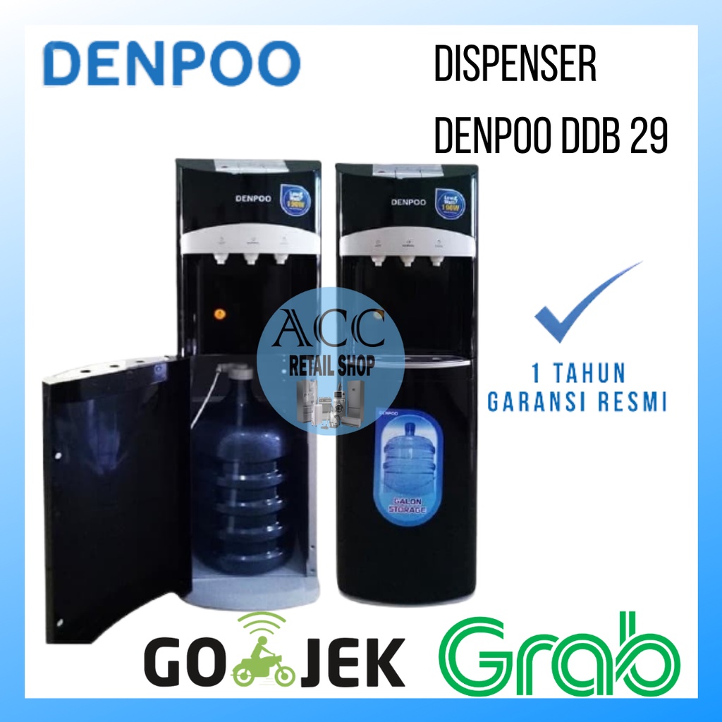 Dispenser Denpoo Ddb 29 Dispenser Galon Bawah Standing Galon Bawah Shopee Indonesia 2527