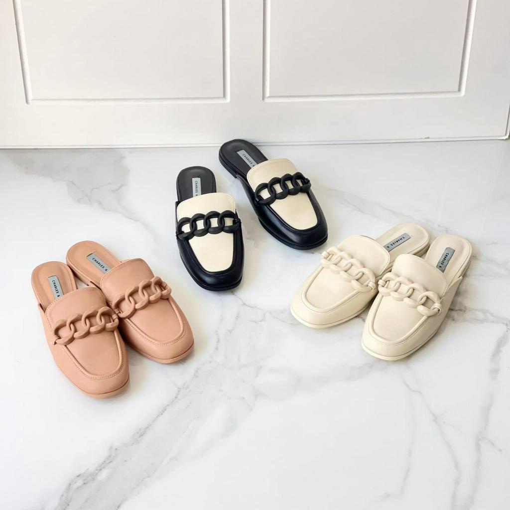 CNK Chunky Chain Loafers Flats (CKS418)
