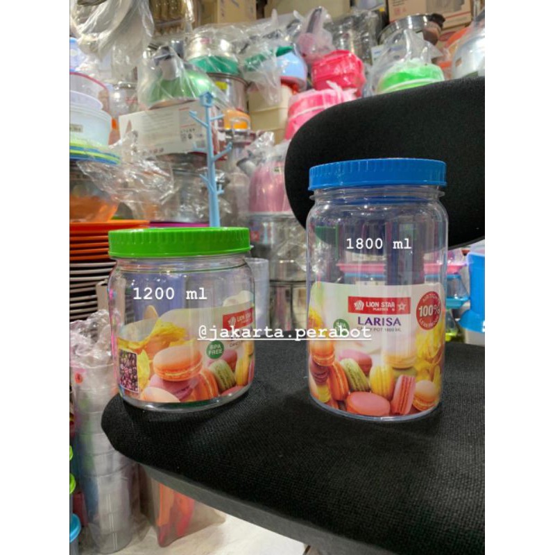 LION STAR-Toples Makanan / Kue Uk 1200 dan 1800 ml