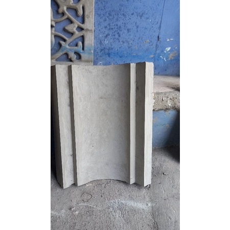 lisplang beton motif belah bambu 40 cm