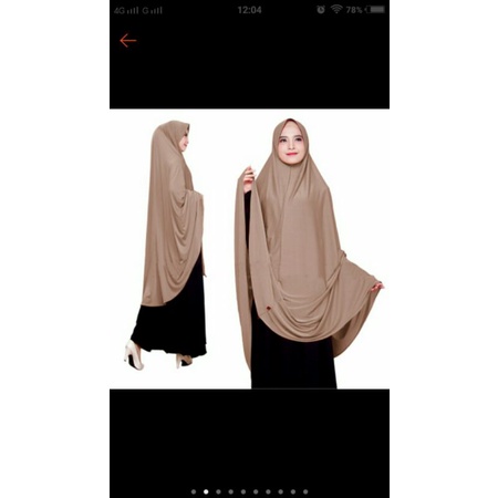 hijab super jumbo/ jumbo mukena bisa untuk sholat