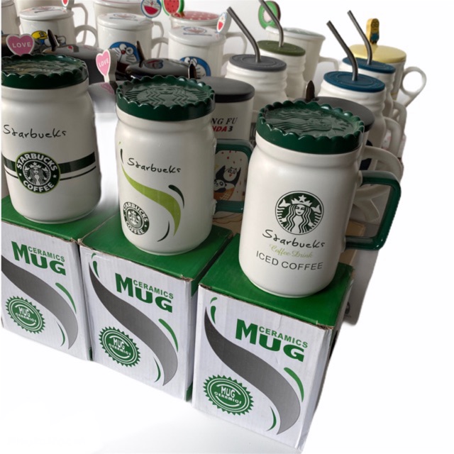 Mug Keramik  Gelas  Teh Gelas  Kopi Starbucks Karakter  