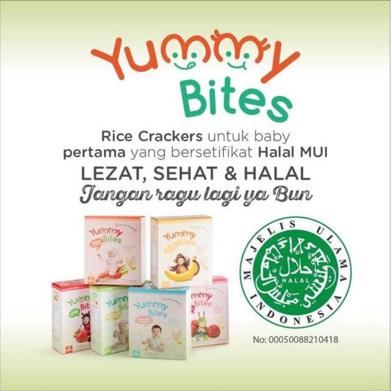 Yummy Bites Biskuit Bayi Snack Beras