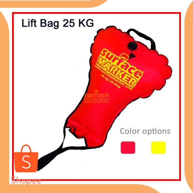 

Unik last stok Lift Bag Surface Marker 65 KG 143 lbs 20DEZ Limited