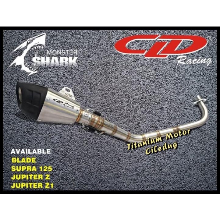 Knalpot Cld Shark Jupiter Z / Vega Zr / Blade / Supra 125 Cld Racing