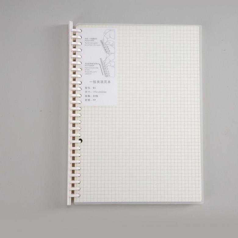 

[KODE PRODUK GV0EA9042] Binder Note Spiral Ring Model ( Garis, Polos, Dotted , & Grid ) A5 & B5 - 80 lembar