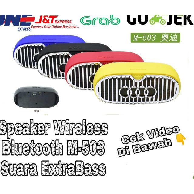 SPEAKER BLUETOOTH M-503 BT SPEAKER WIRELESS PORTABLE M-503 SUPER BASS