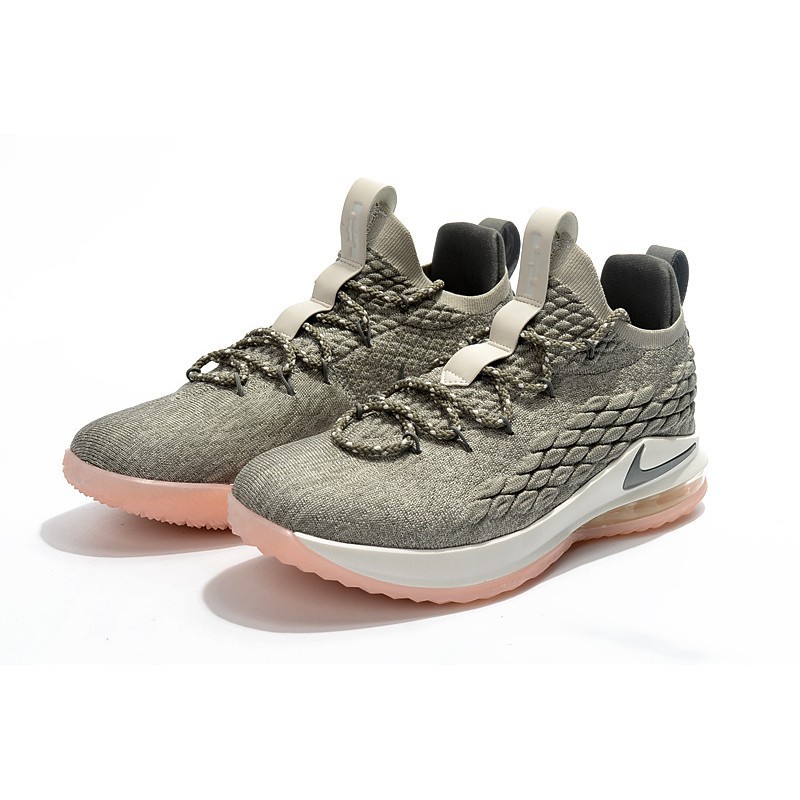 Lebron James 15 Low Stucco Green Sepatu Basket