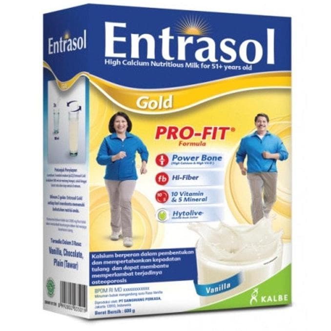 

Hot Produk Entrasol Gold Vanila - Coklat 600 Gr / Susu Orang Tua /