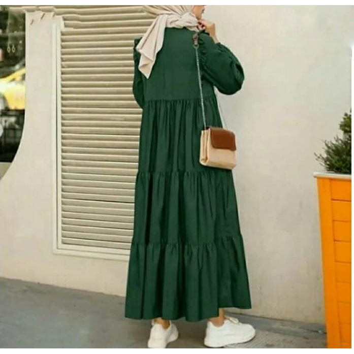 Midi dress//Midikekinian2023//MIDI RUFFLE//BAJU DRESS GAMIS MIDI DRESS - GAMIS VIRAL