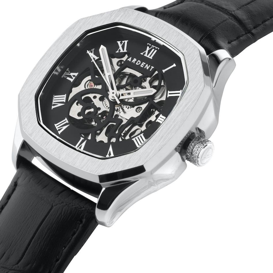 Modern.. ARDENT Arron Silver Jam Tangan Pria 41 mm