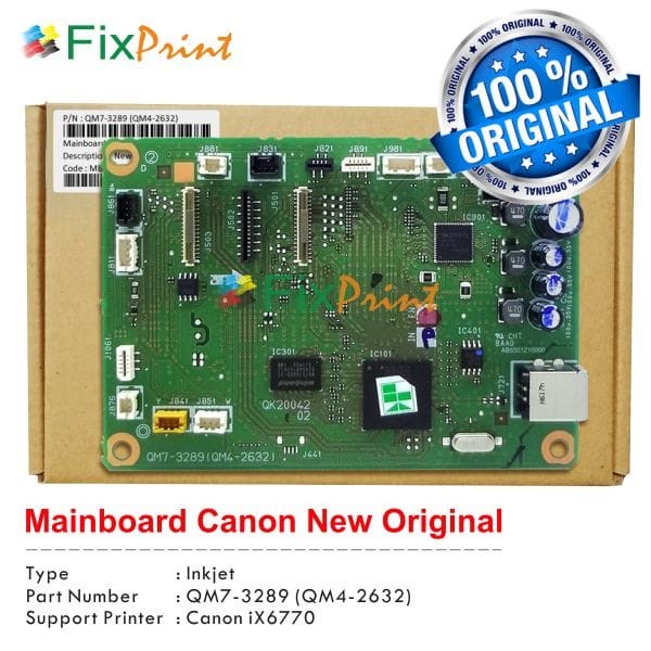 Main Board Printer Canon Ix6770, Mainboard Ix 6770, Motherboard Canon 6770