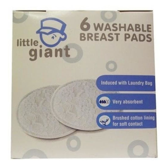 LG 1406 Little Giant Washable Breast Pad 6pcs/  Bisa Dicuci Breastpad Ibu Menyusui