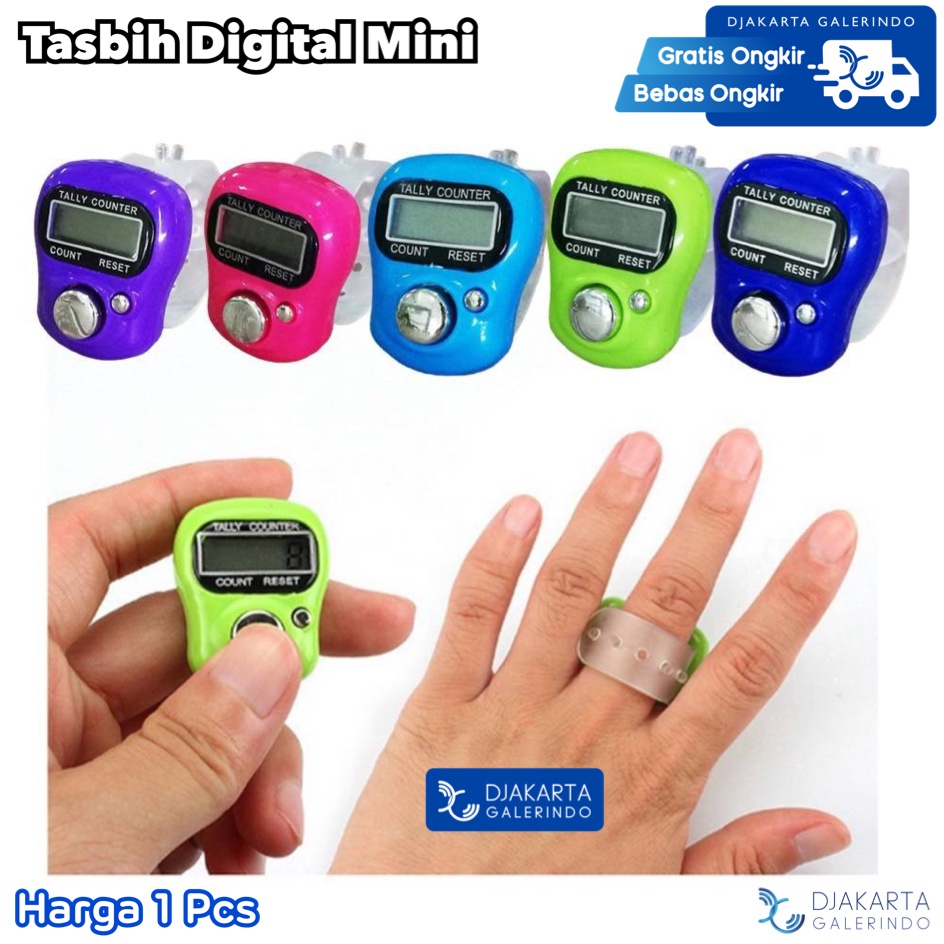 Tasbih Digital Mini 5 Digit Lcd Smart Zikr Ring