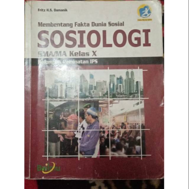 Buku Paket SOSIOLOGI BAILMU kelas 10 SMA