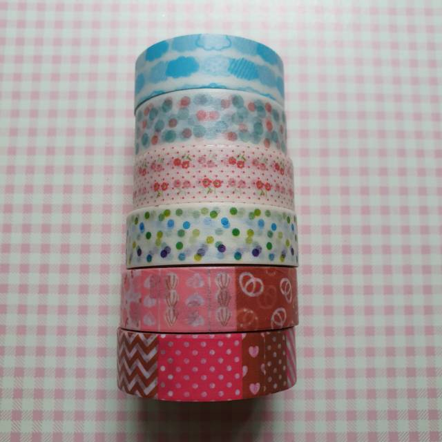 

washi tape sample for scrapbook and journal ( per meter )