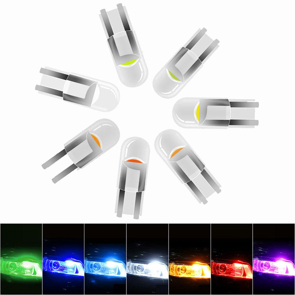 Lanfy Lampu Mobil Waterproof 10PCS Bohlam Kubah Baca W5W T10 COB Signal Lamp Lampu Plat Lis Lampu