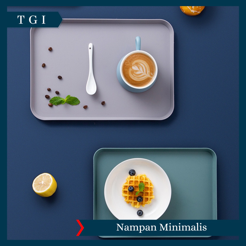 TGI - NAMPAN SAJI BESAR BAKI SAJI MAKANAN DAN MINUMAN / NAMPAN PREMIUM / NAMPAN MAKANAN PLASTIK / FOOD TRAY /  SERVING TRAY