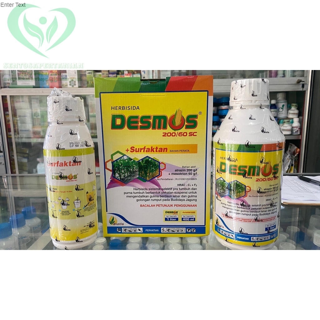 Herbisida khusus jagung DESMOS 200/60SC isi 1liter dari BIOTIS