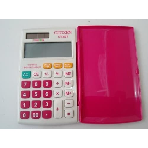 

DISKON !! Kalkulator CITIZEN CT 577 / Kalkulator 12 Digit / Kalkulator Kecil / KALKULATOR POCKET