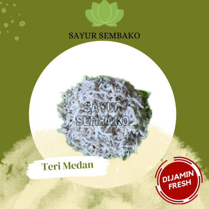 

Ikan Asin Teri Medan (100gr)