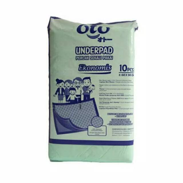Oto Underpad Isi 10 Pcs 60X90Cm / Toko Makmur Online