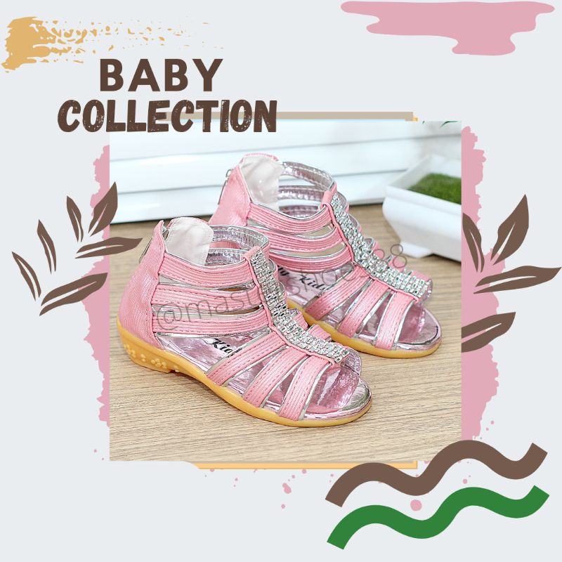 MASTER YA02 - SANDAL ANAK PEREMPUAN /SANDAL BAYI MODEL TALI / SEPATU BOOTS BAYI TERBARU