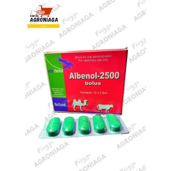 Obat Cacing Albenol 2500 bolus