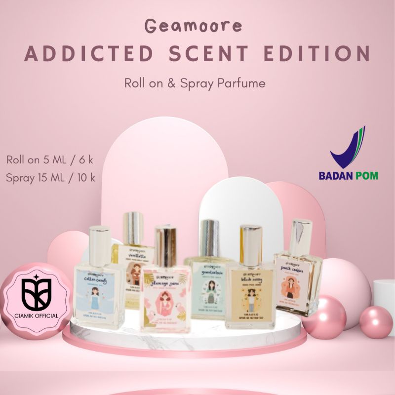 [SIAP KIRIM] PARFUME GEAMOORE ADDICTED SCENT EDITION - BPOM