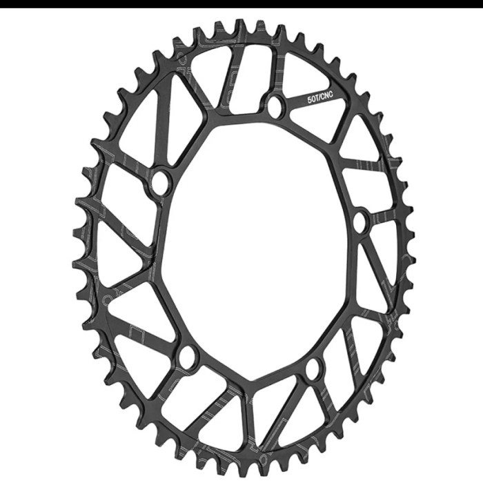 Chainring Litepro Narrow wide 50T BCD130 mm - Hitam