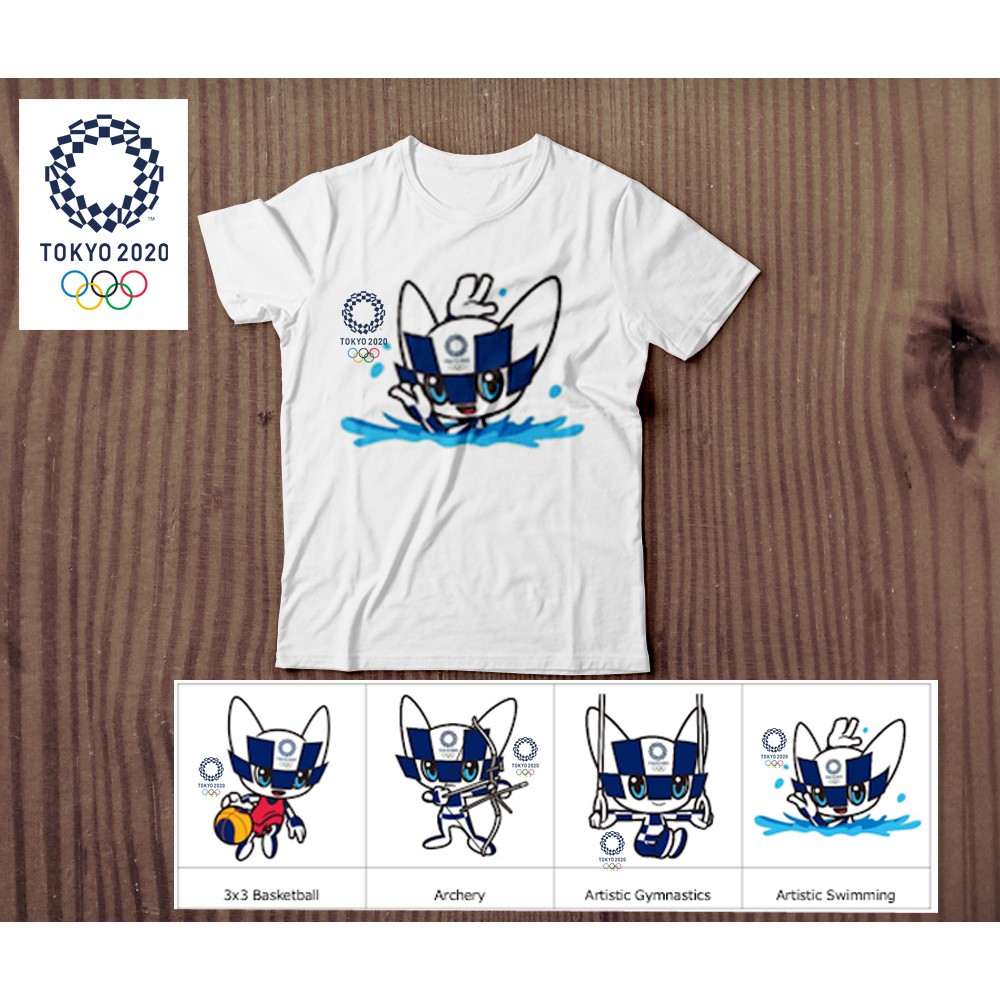 Kaos Olimpiade Tokyo | Kaos Maskot olimpiade