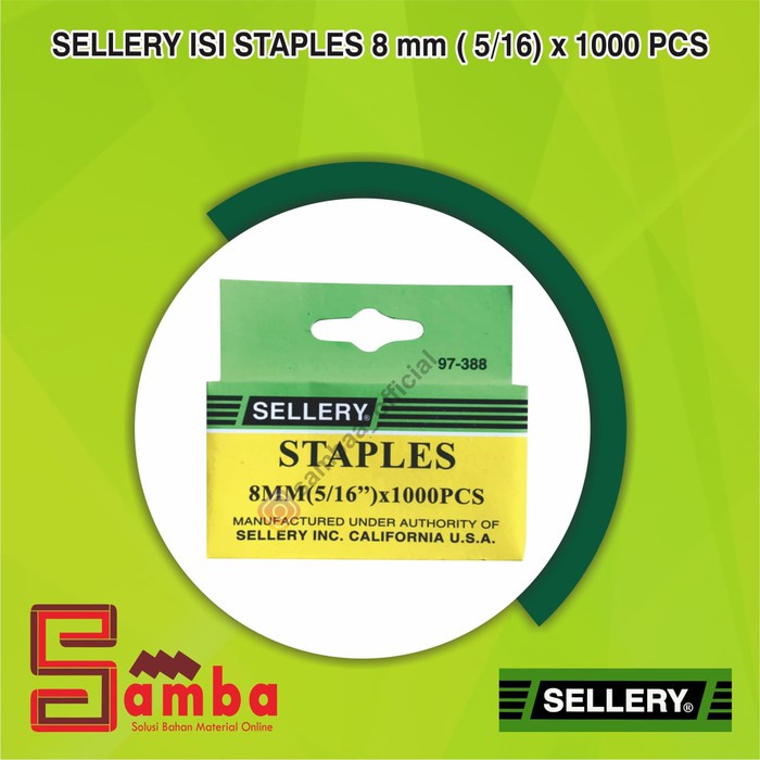 

SELLERY ISI STAPLES 8 mm ( 5/16) x 1000 PCS