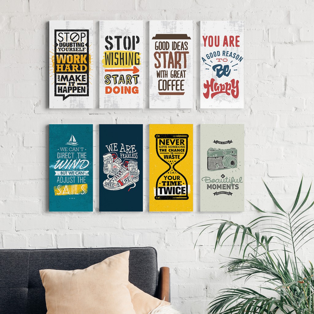 Dekorasi Kamar  Rumah Ruangan Poster  vinyl Quote Motivasi 