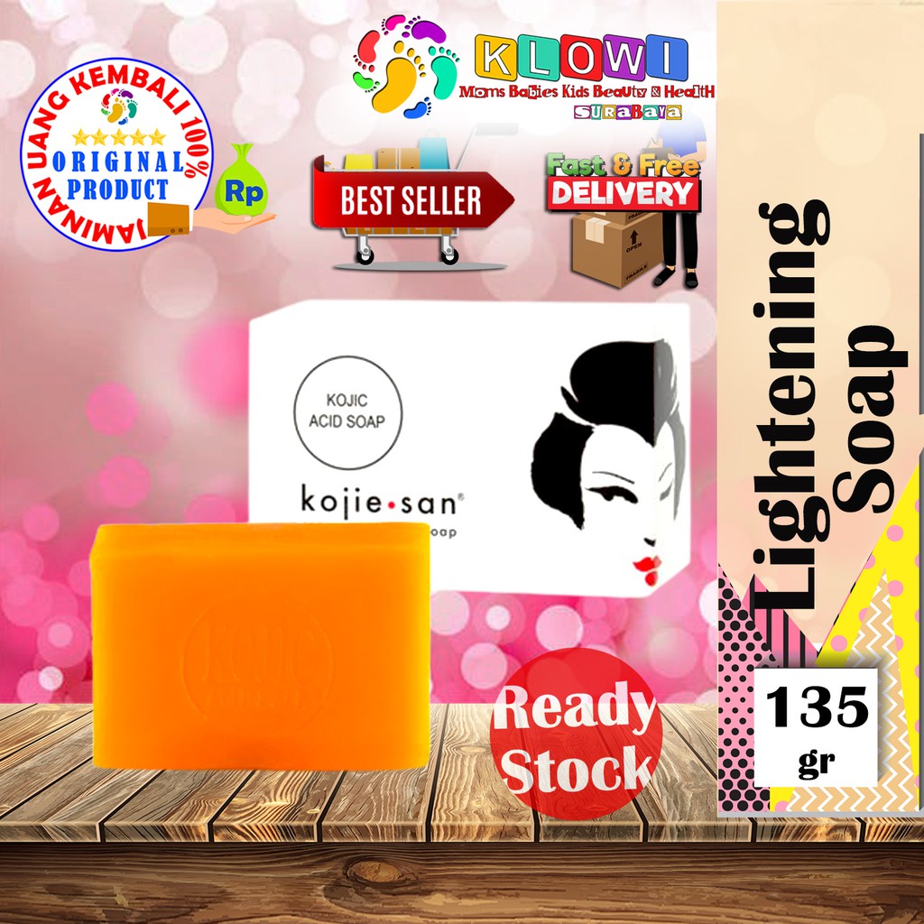 KOJIESAN SKIN LIGHTENING SOAP 135G / KOJIE SAN SOAP / SABUN PEMUTIH