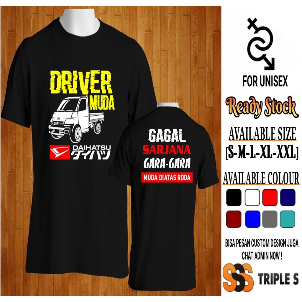 Kaos Driver Muda Daihatsu Pick Up Gagal Sarjana Gara Gara Muda Di