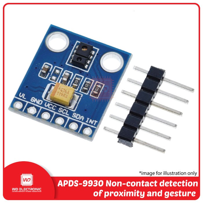 APDS-9930 Non-contact detection of proximity and gesture and posture RGB sensor