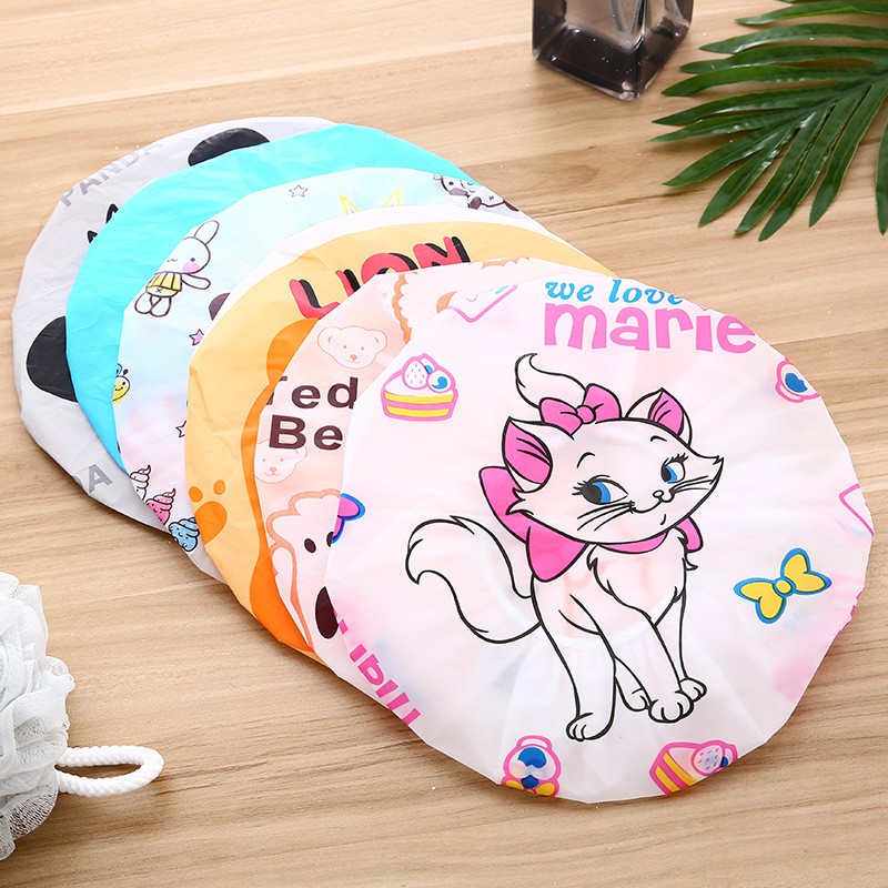 Terlaris Shower Cap Karakter Lucu Korea