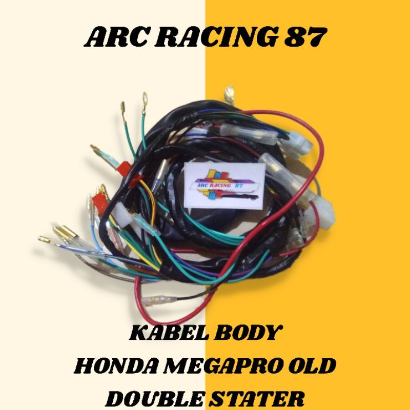 KABEL BODY MEGAPRO OLD DOUBLE STATER KABEL BODY HONDA MEGAPRO LAMA DOUBLE STATER