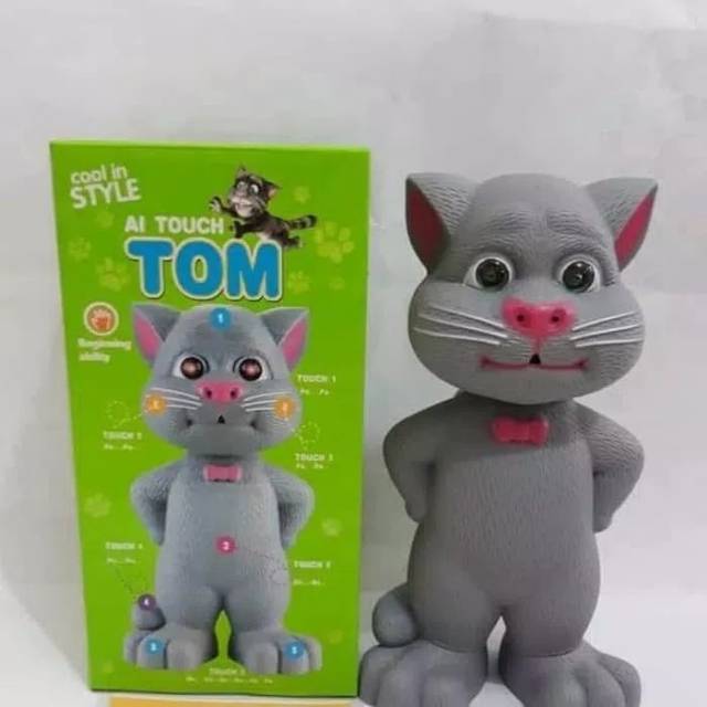 Mainan Boneka Tomcat Bisa Bersuara Edukasi Robot Kucing Anak Edukatif